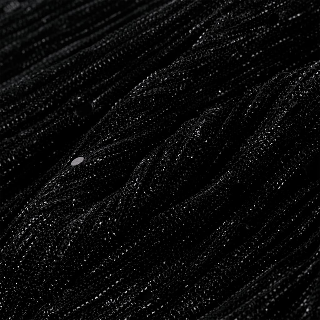 Vestido de manga comprida para criança preto 116