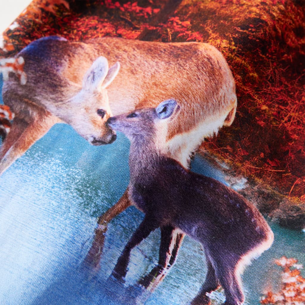 Vestido de manga comprida para criança rosa-velho 140