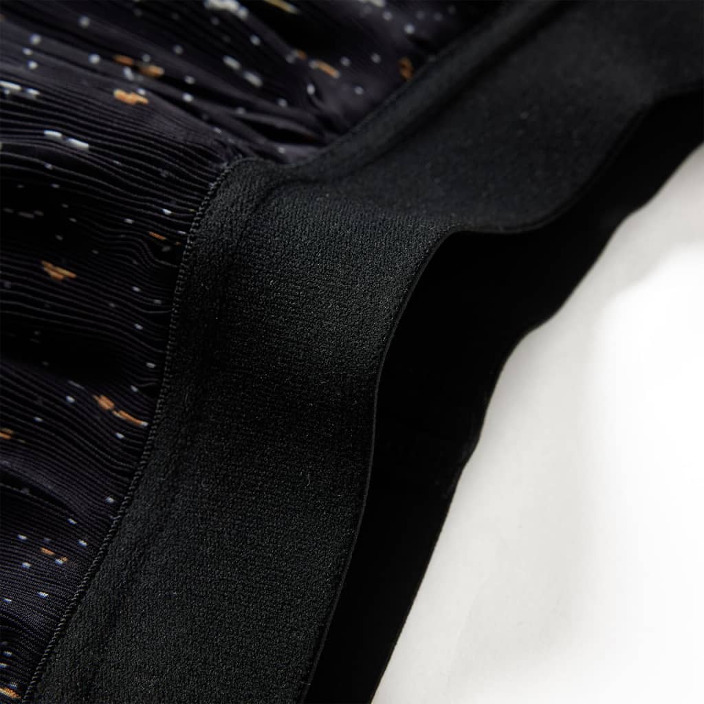 Saia para crianças com dois folhos preto 92