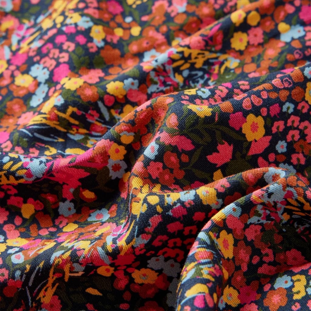 Vestido de manga comprida para criança multicor 92