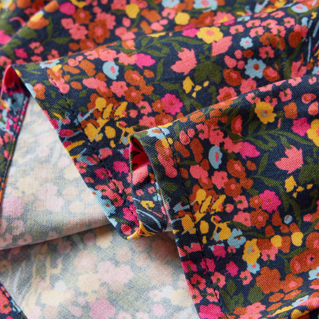 Vestido de manga comprida para criança multicor 92