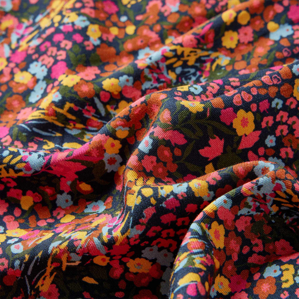 Vestido de manga comprida para criança multicor 92