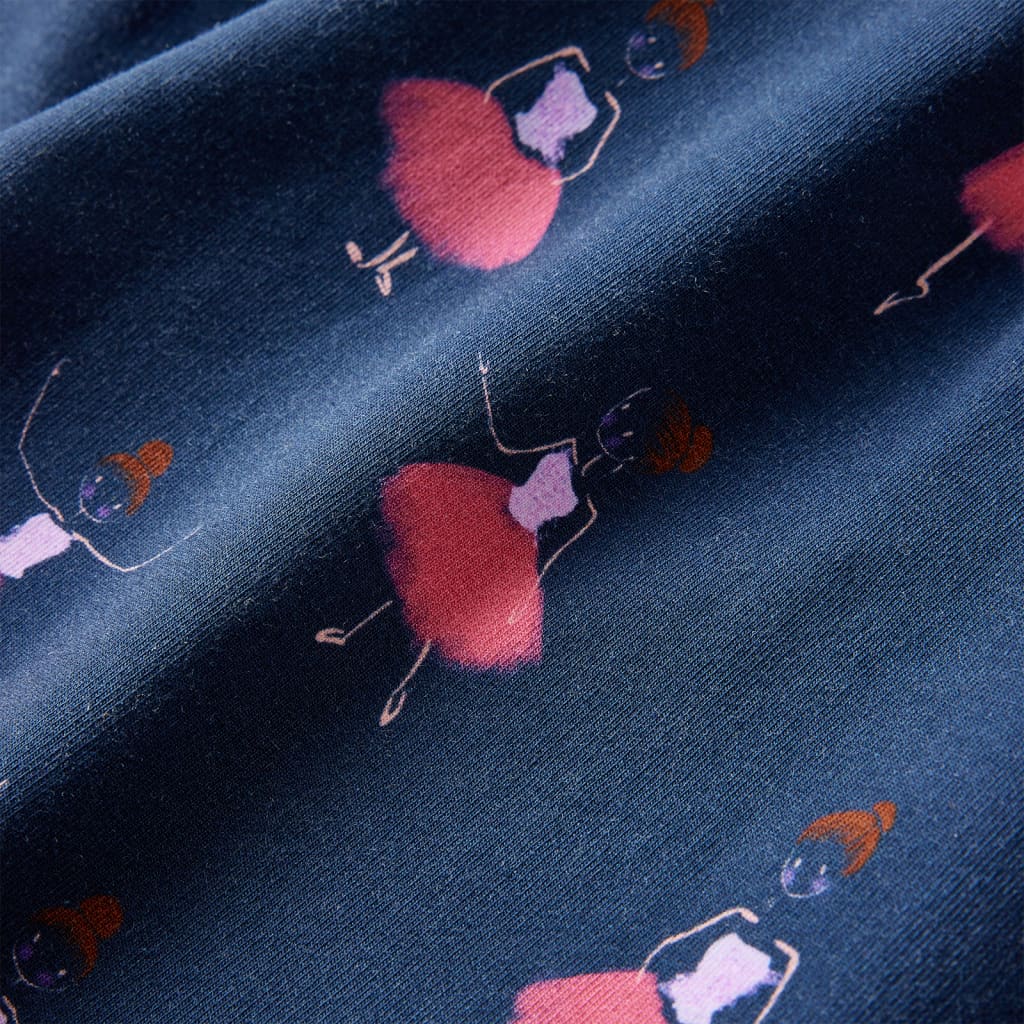 Vestido de criança azul-marinho 104