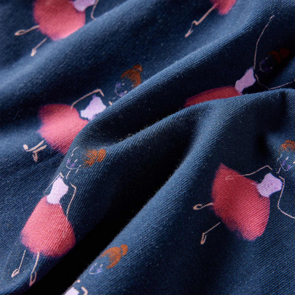 Vestido de criança azul-marinho 104