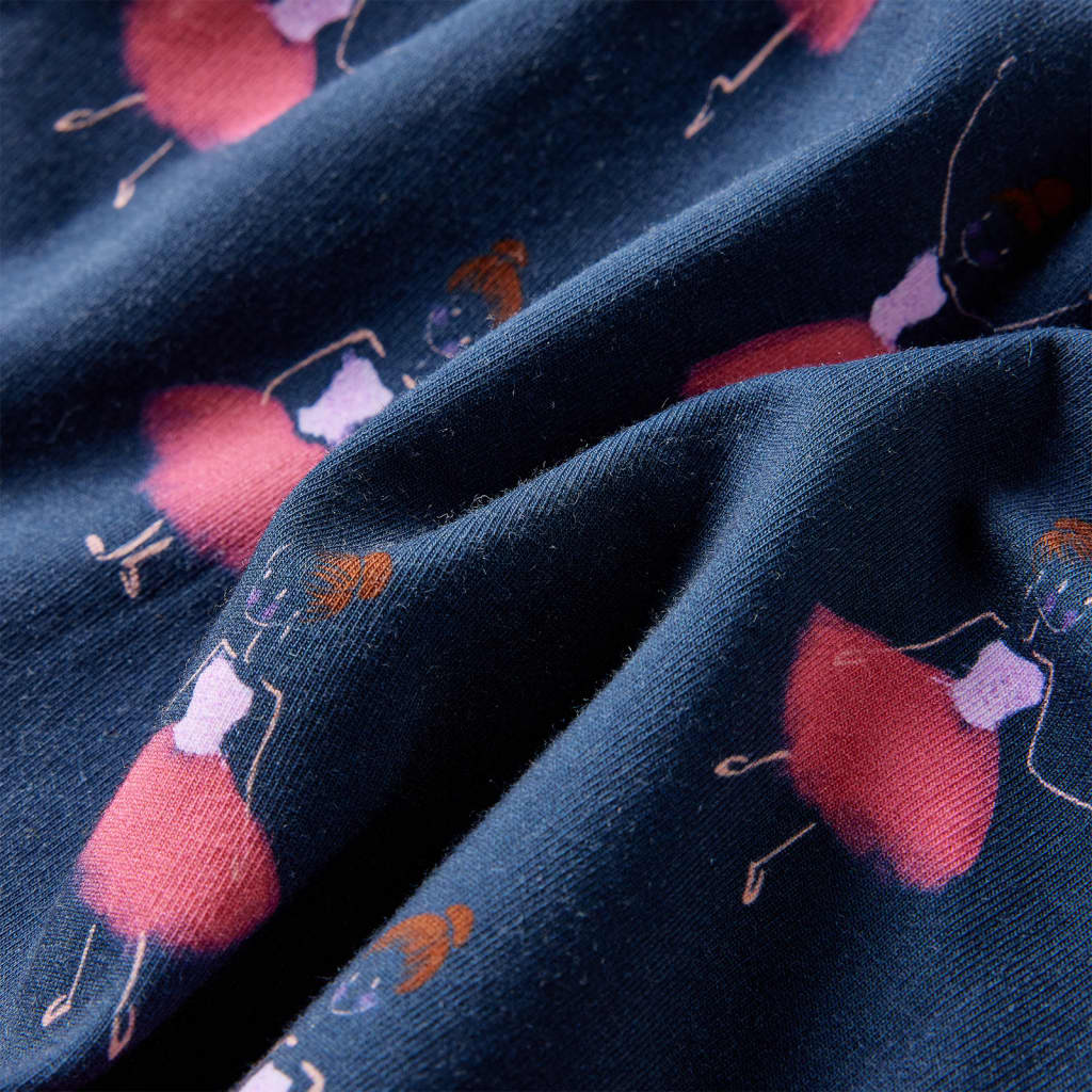 Vestido de criança azul-marinho 104