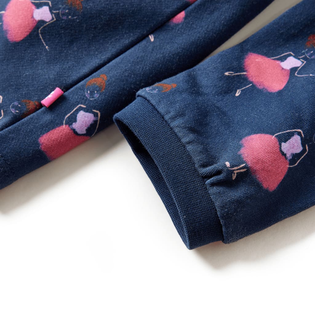 Vestido de criança azul-marinho 104