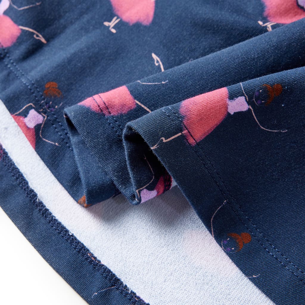 Vestido de criança azul-marinho 104