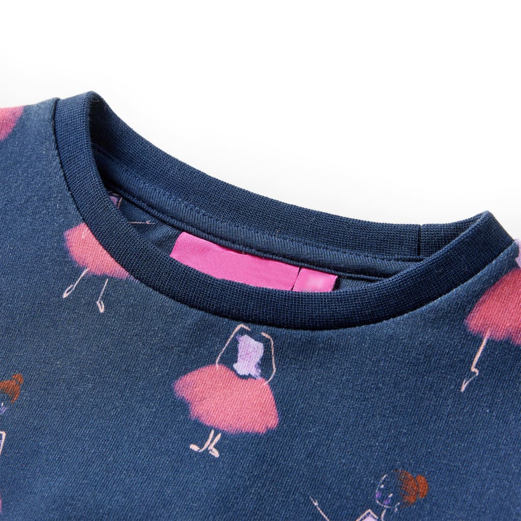 Vestido de criança azul-marinho 104