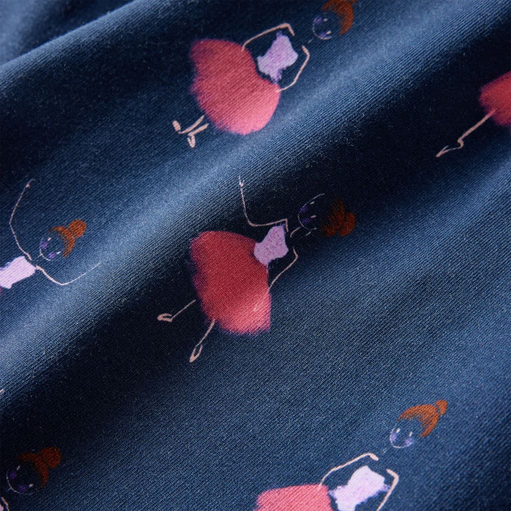 Vestido de criança azul-marinho 104