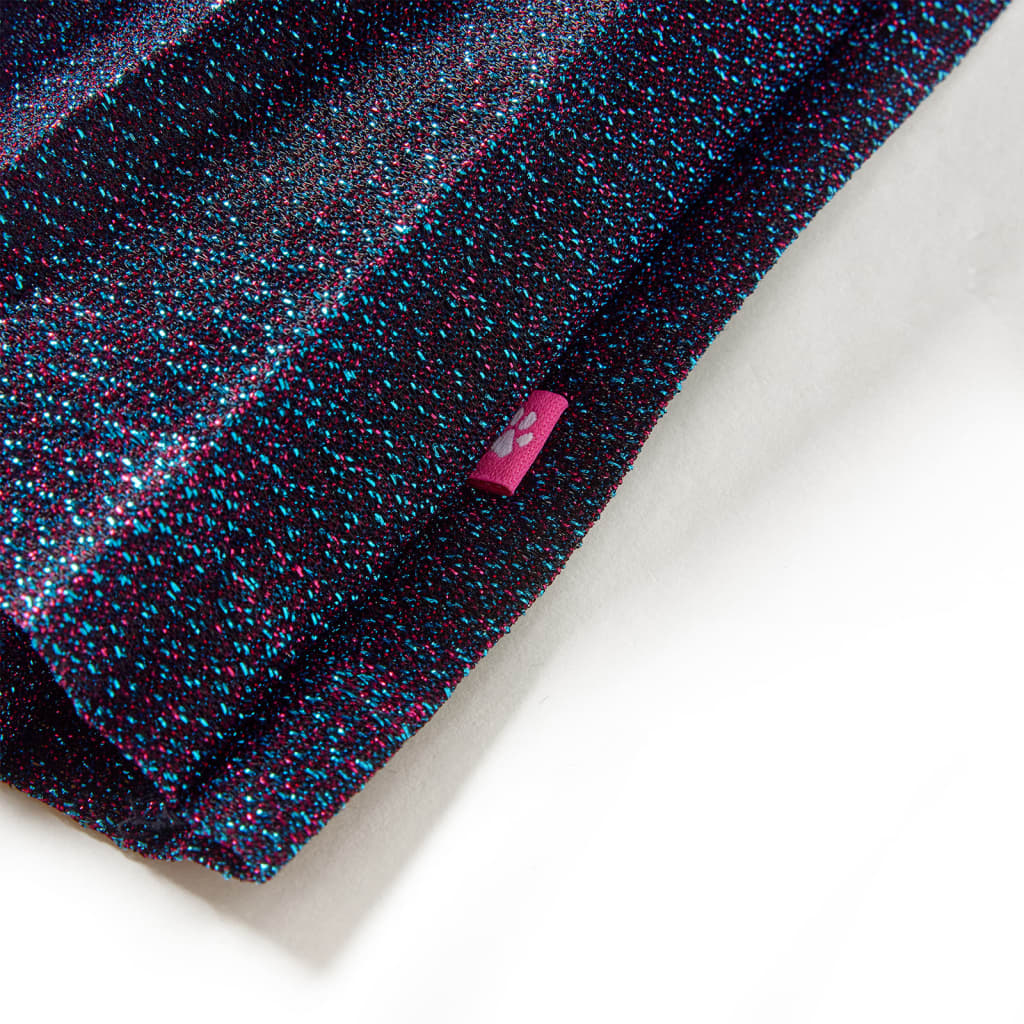 Saia para criança com brilhos azul-marinho 140