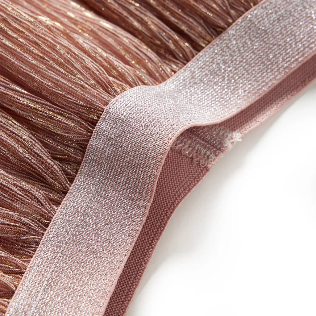 Saia para criança com brilhos rosa suave 104