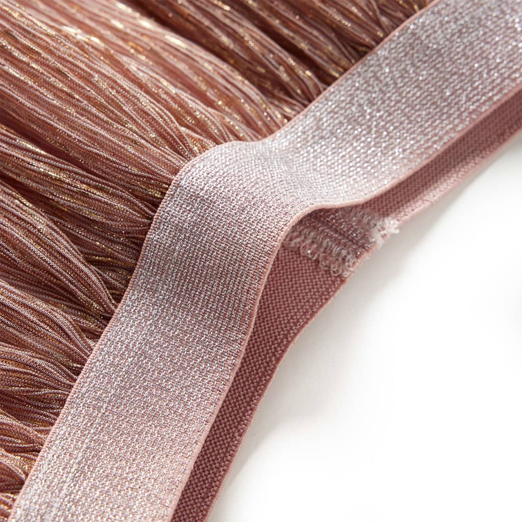 Saia para criança com brilhos rosa suave 104