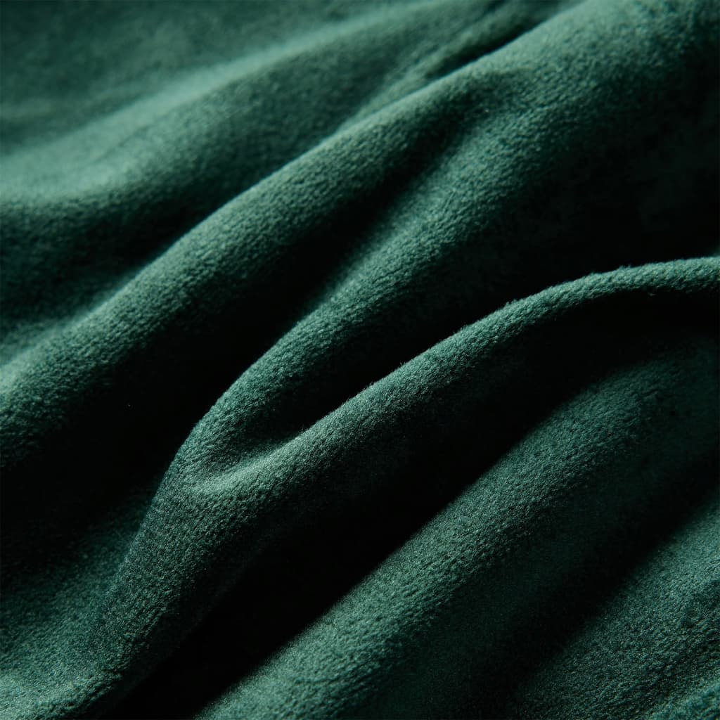 Blusa para criança com folhos verde-escuro 104