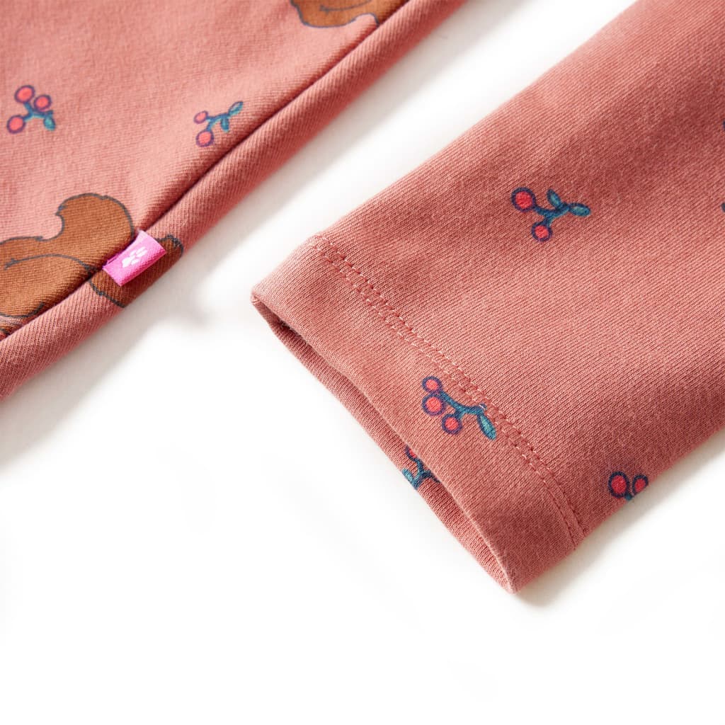 Vestido para criança rosa-velho 104