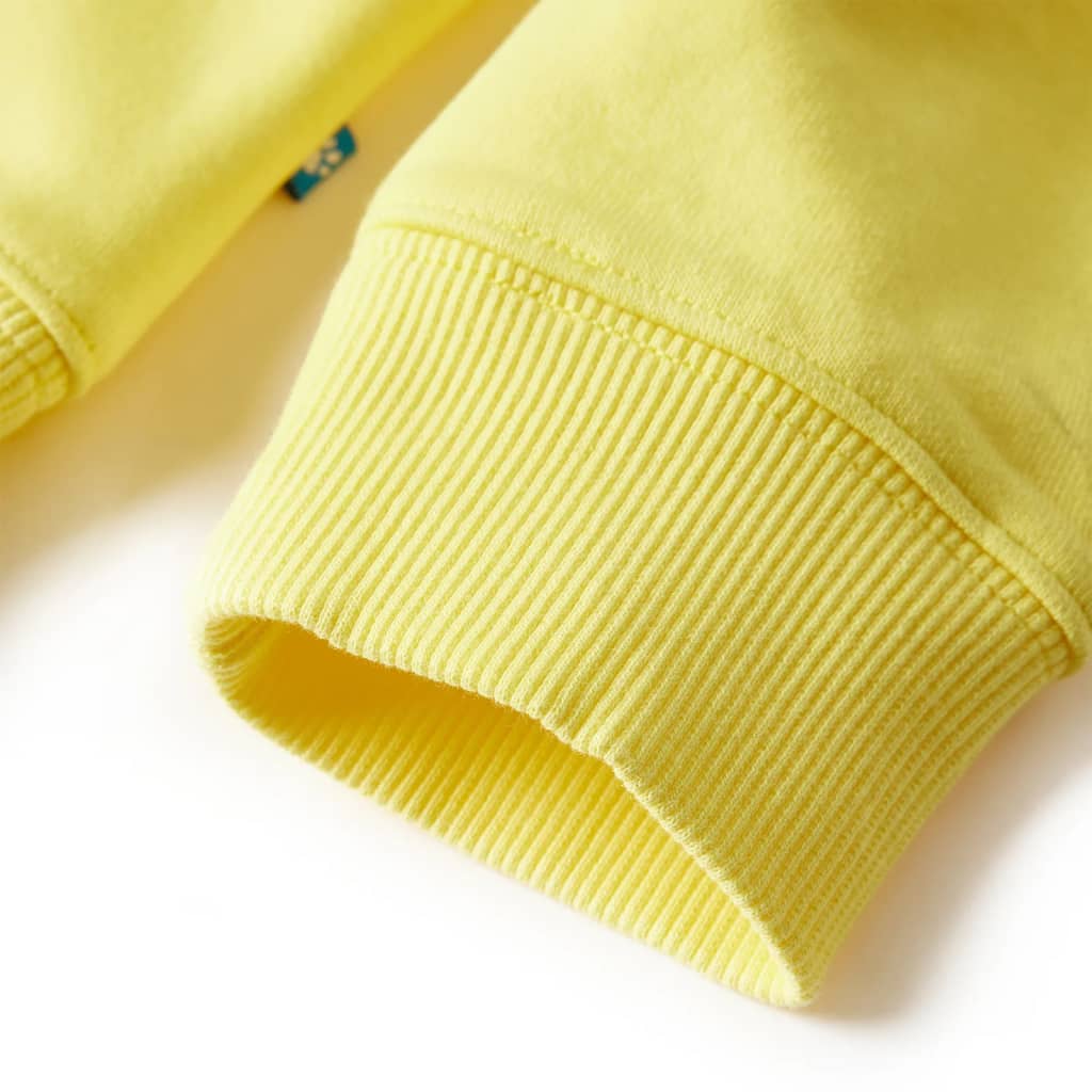 Sweatshirt para criança amarelo-claro 140