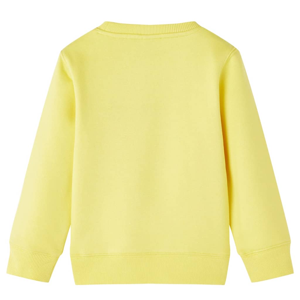 Sweatshirt para criança amarelo-claro 140