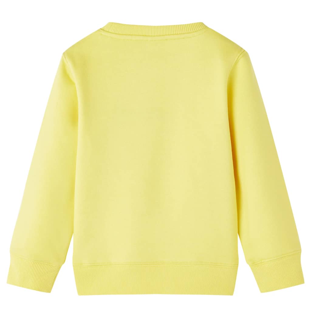 Sweatshirt para criança amarelo-claro 140
