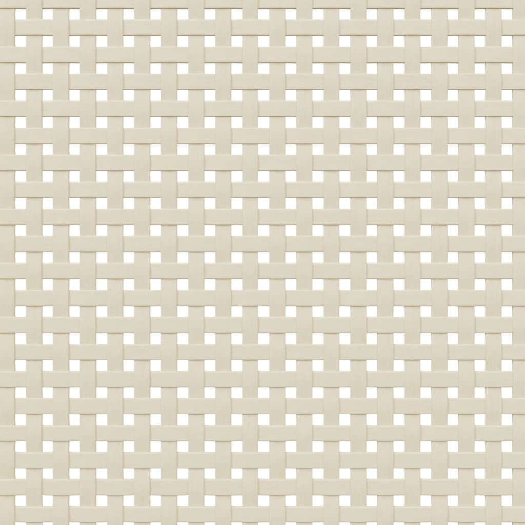 Estante SENJA aspeto de vime 90x35x130 cm pinho maciço branco