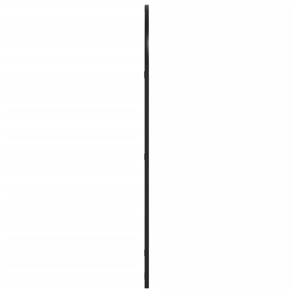 Espelho de parede arqueado 60x100 cm ferro preto