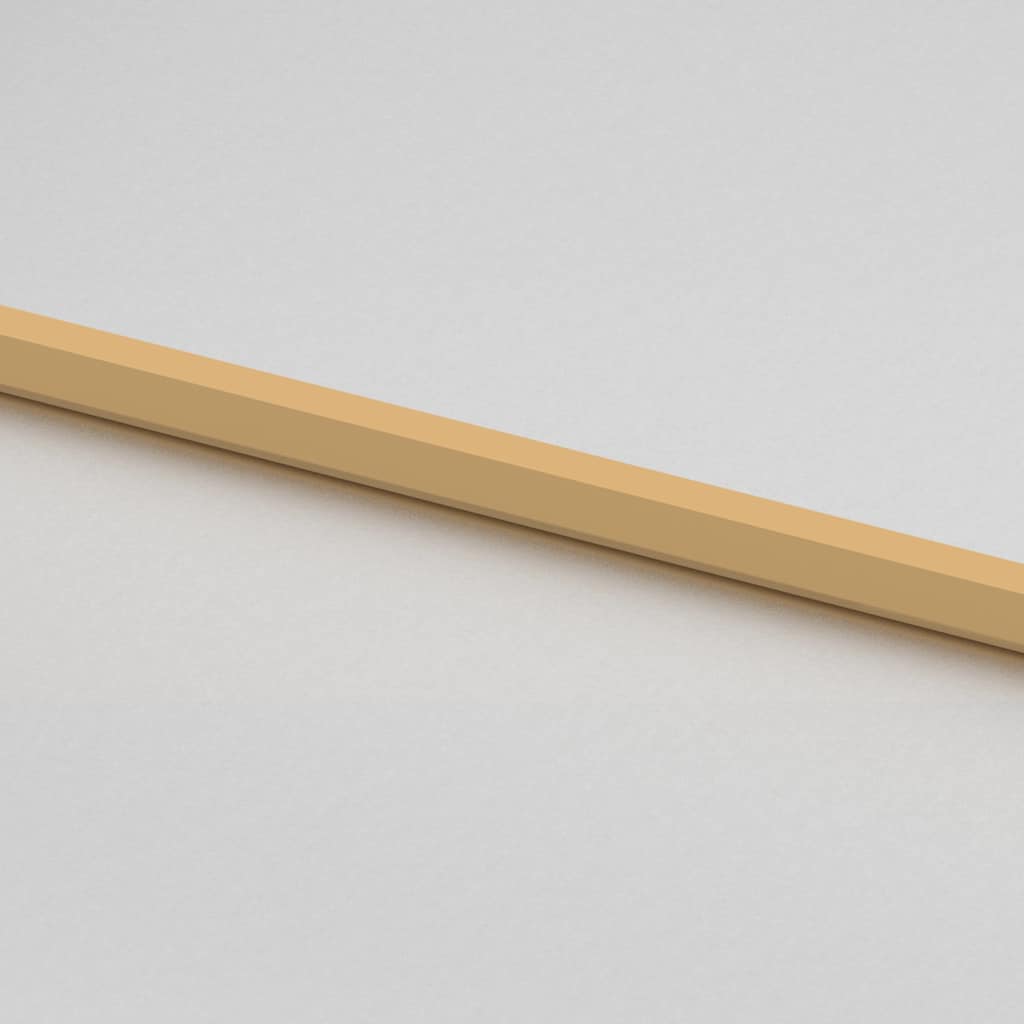 Porta interior 83x201,5 cm vidro temperado e alumínio dourado