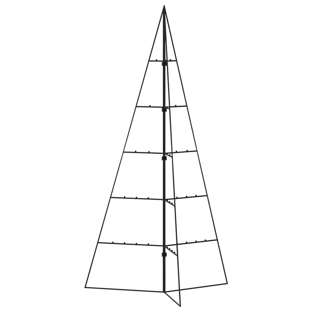 Árvore de Natal para decoração 100 cm metal preto