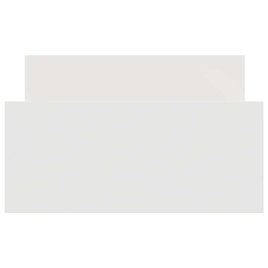 Estrutura de cama 90x190 cm derivados de madeira branco