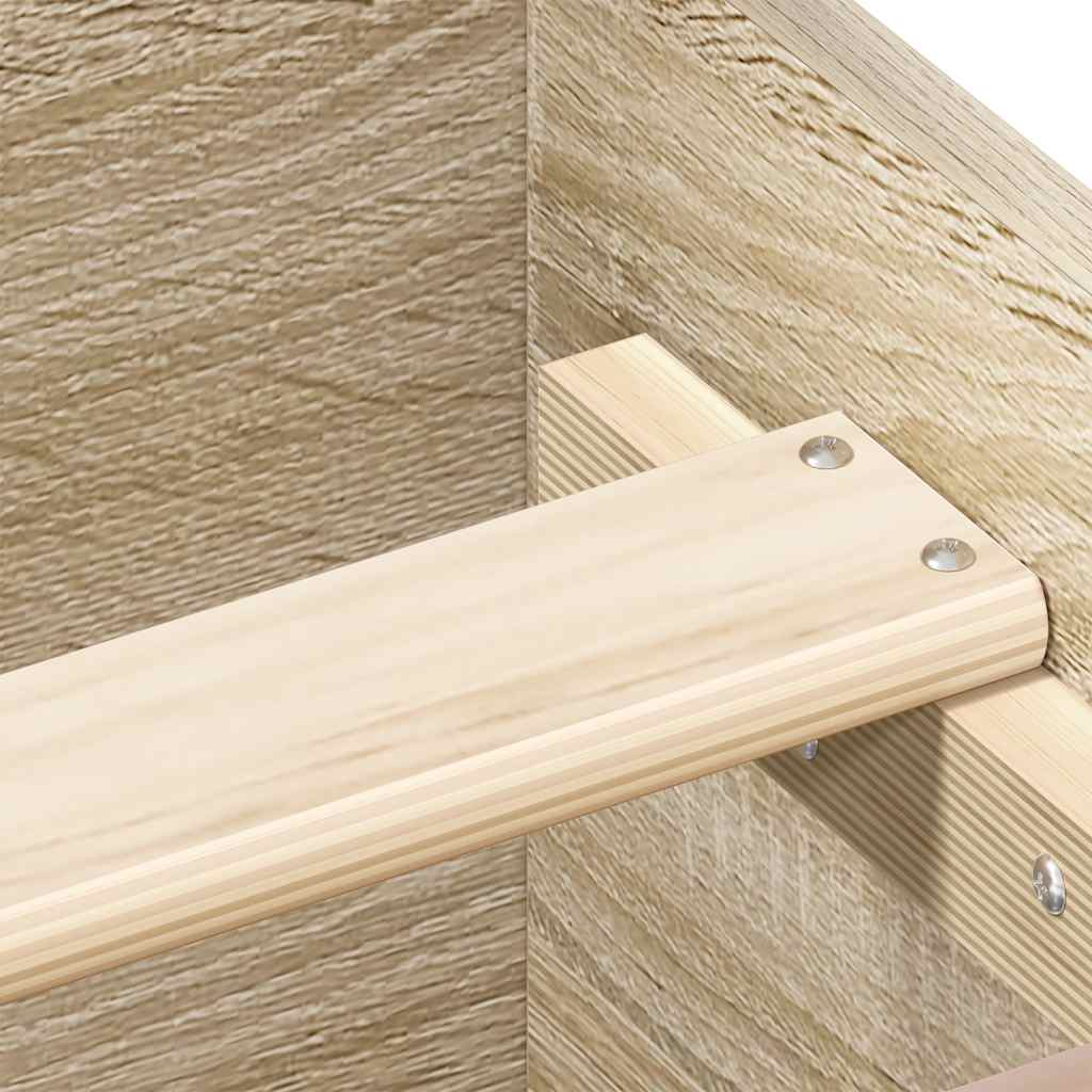 Estrutura cama s/ colchão derivados de madeira carvalho sonoma