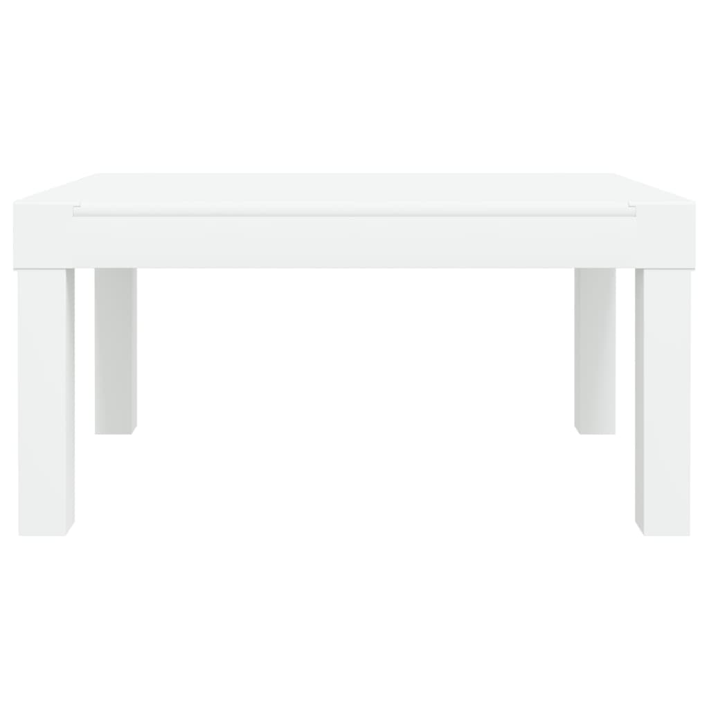 3 pcs conjunto lounge de jardim com almofadões PP branco