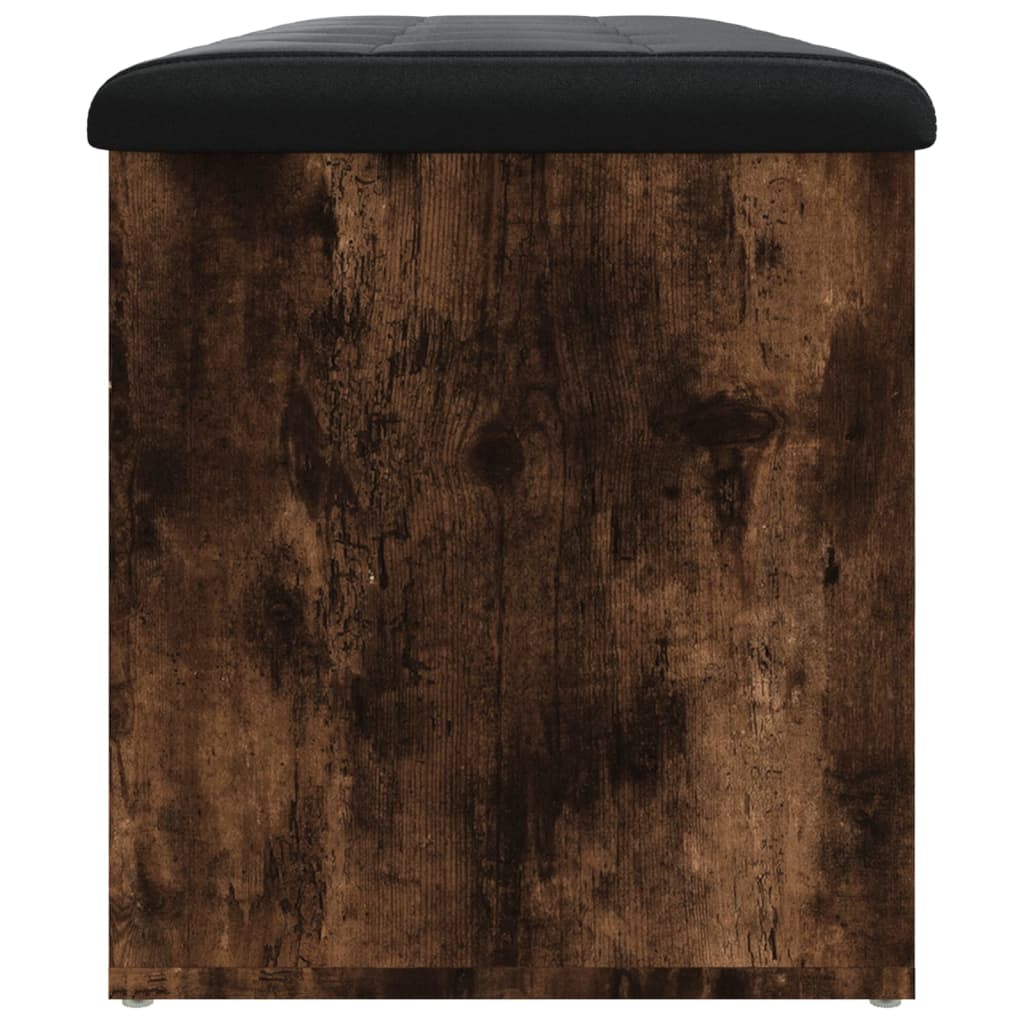 Banco arrumação 102x42x45 cm derivados madeira carvalho fumado