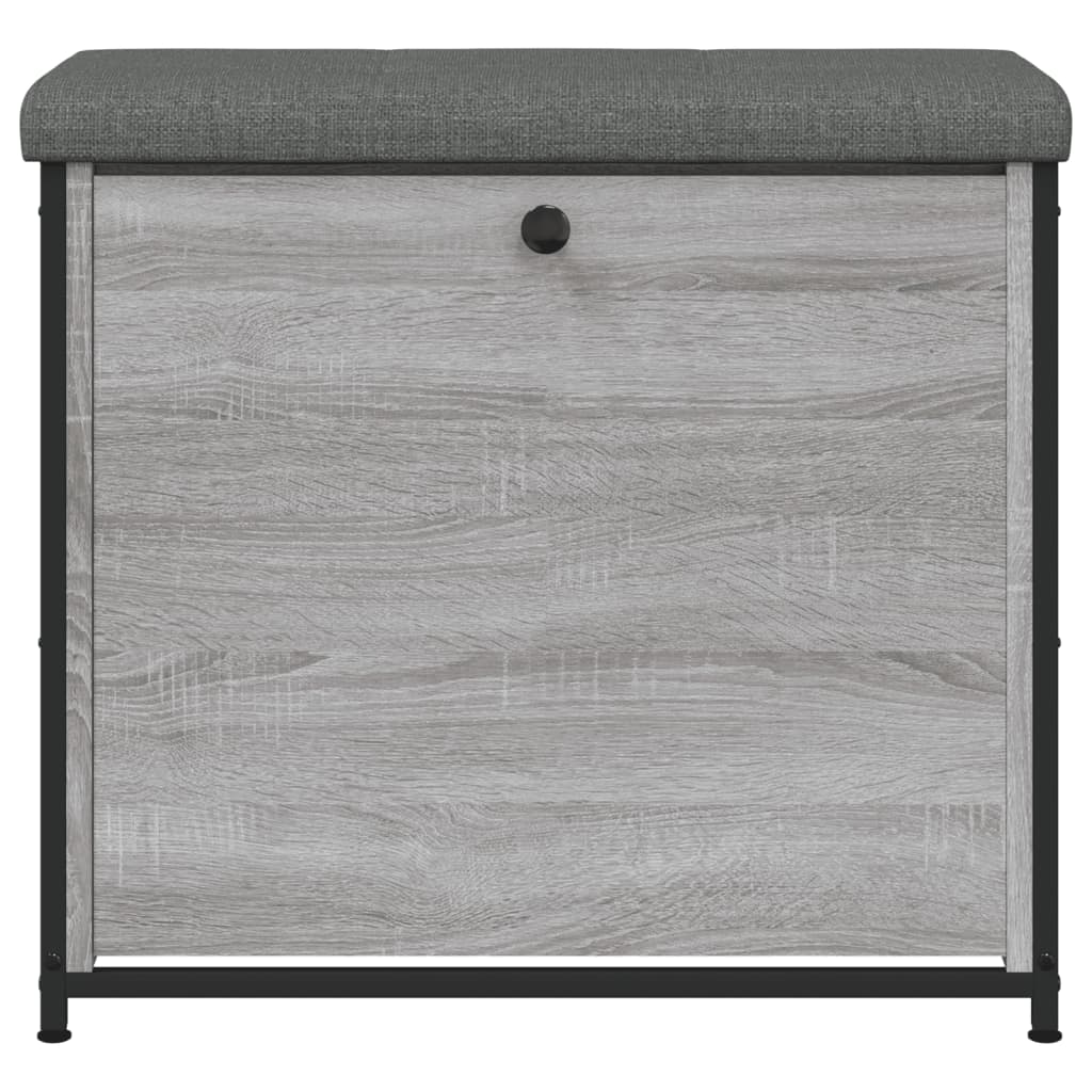 Banco sapateira c/ gaveta articulada 62x32x56cm cinzento sonoma
