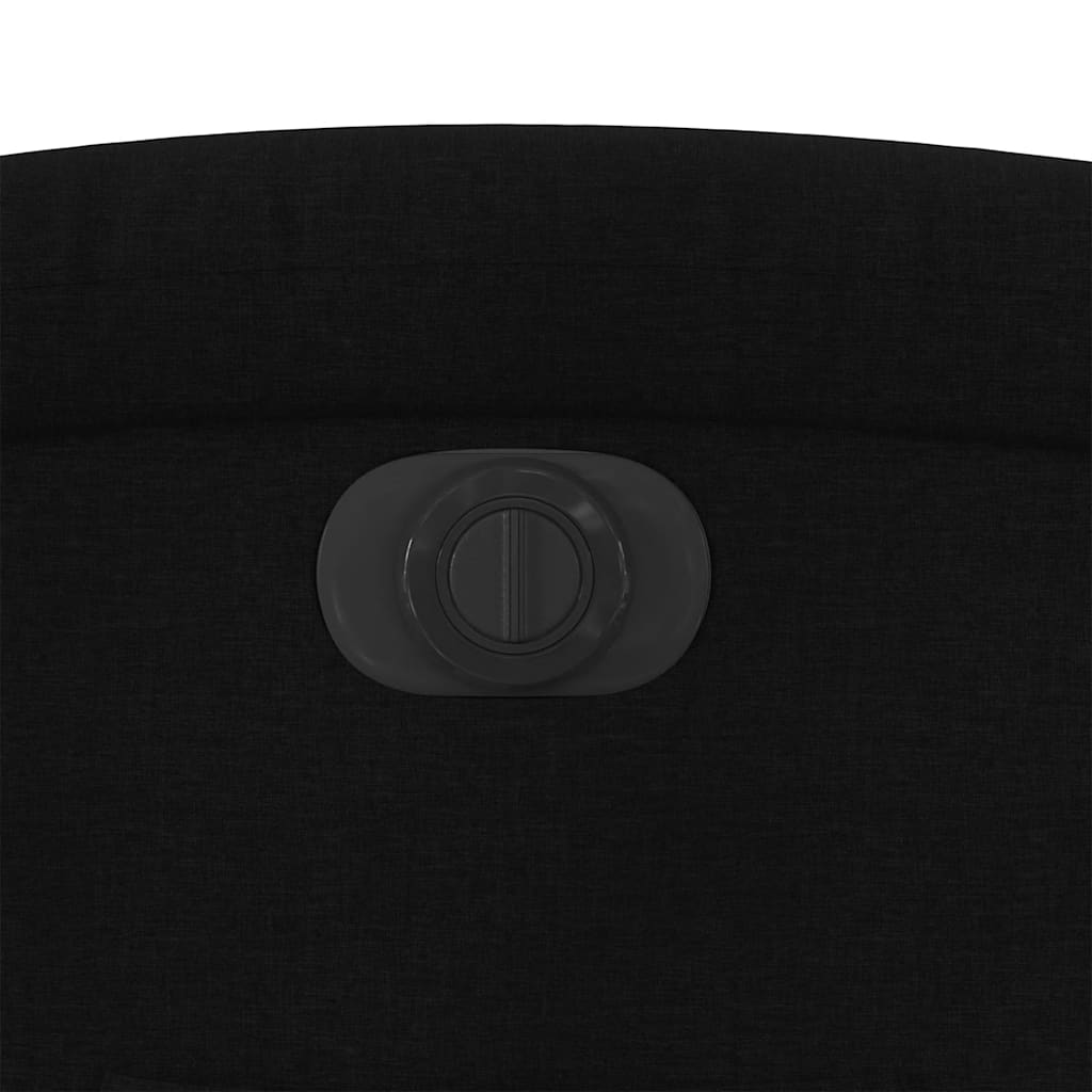 Poltrona elétrica reclinável tecido preto