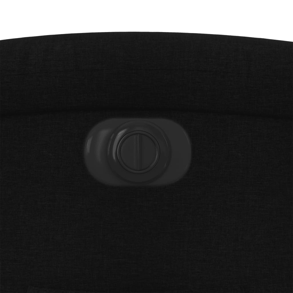 Poltrona elétrica reclinável tecido preto