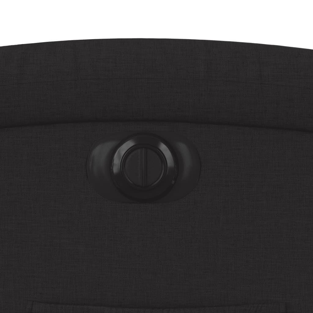 Poltrona elétrica reclinável tecido preto