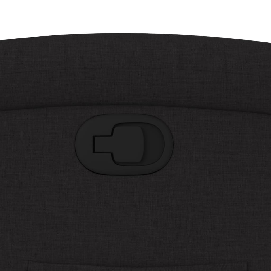 Poltrona reclinável elevatória tecido preto