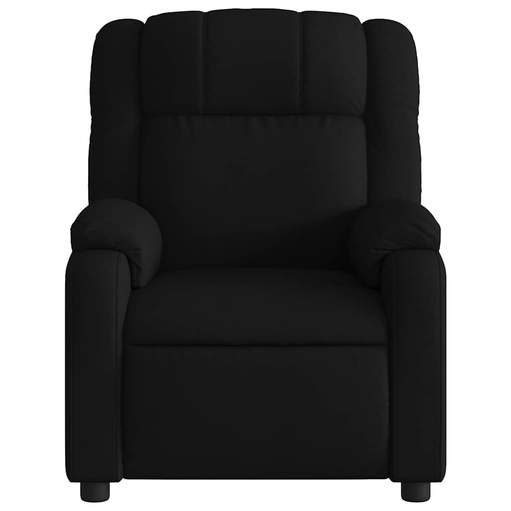 Poltrona elétrica reclinável tecido preto