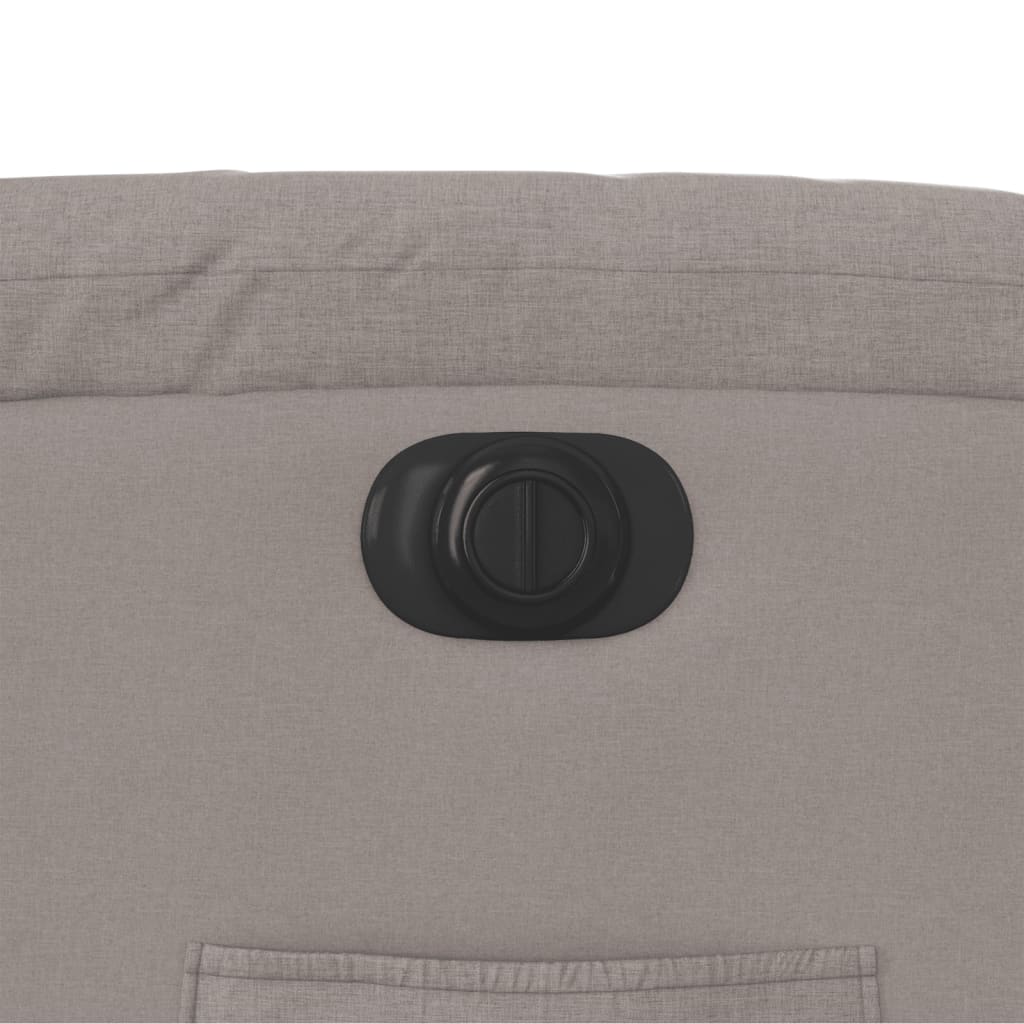 Poltrona reclinável elevatória elétrica cinza-acastanhado