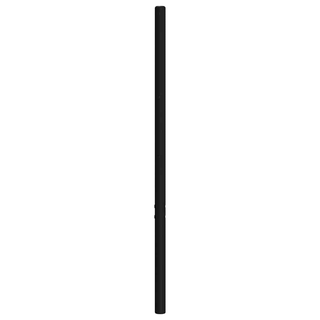 Cabeceira de cama 135 cm metal preto