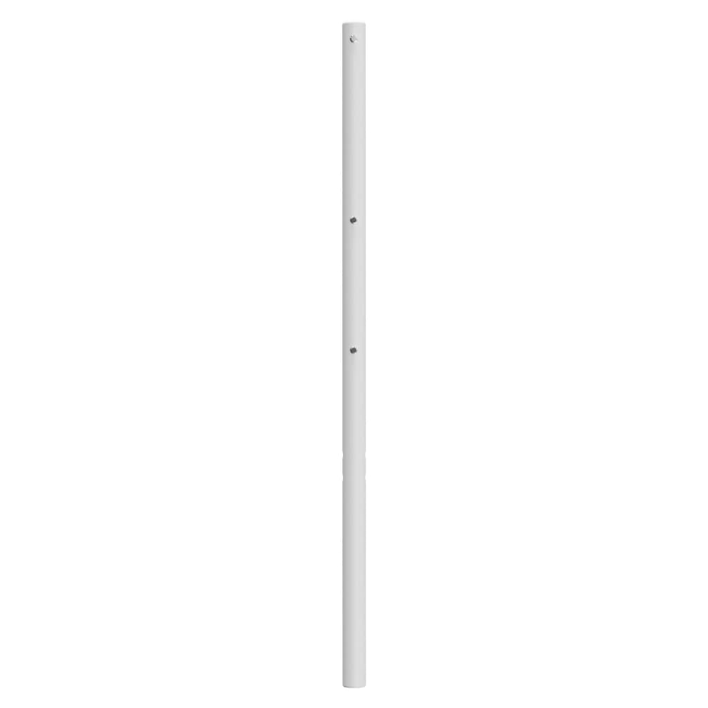 Cabeceira de cama 75 cm metal branco