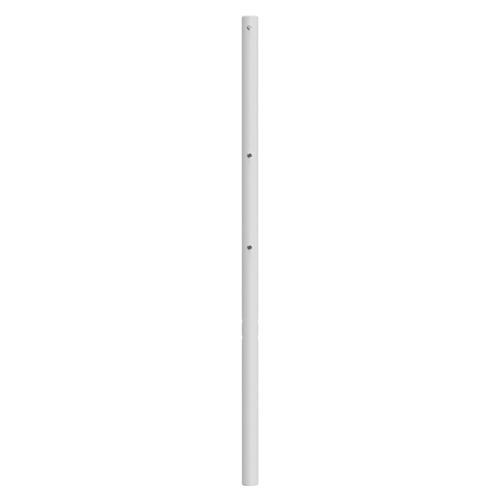 Cabeceira de cama 107 cm metal branco