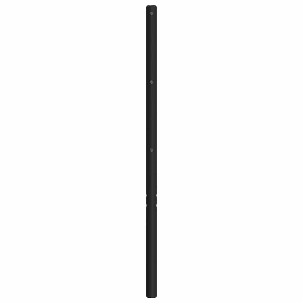 Cabeceira de cama 100 cm metal preto