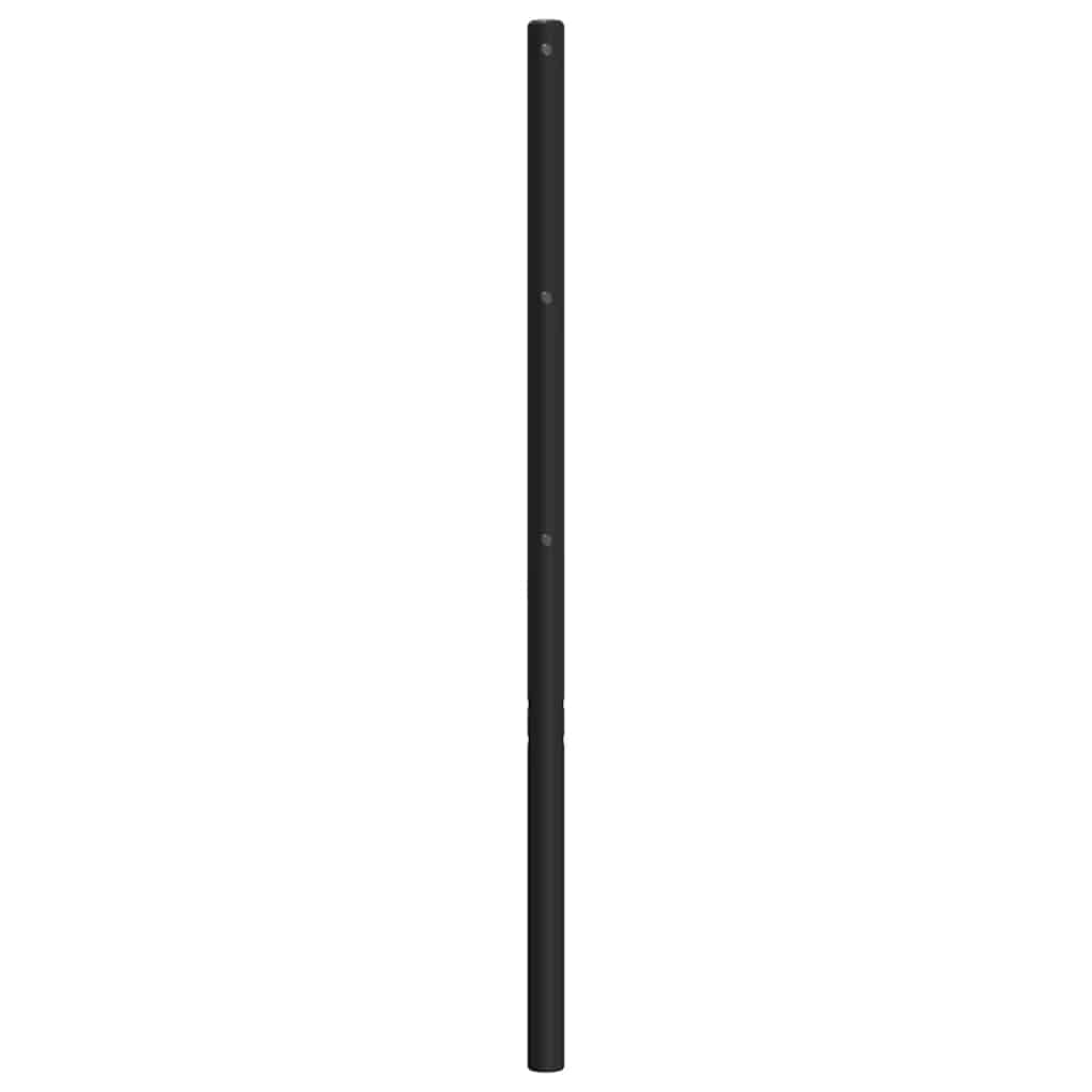 Cabeceira de cama 193 cm metal preto