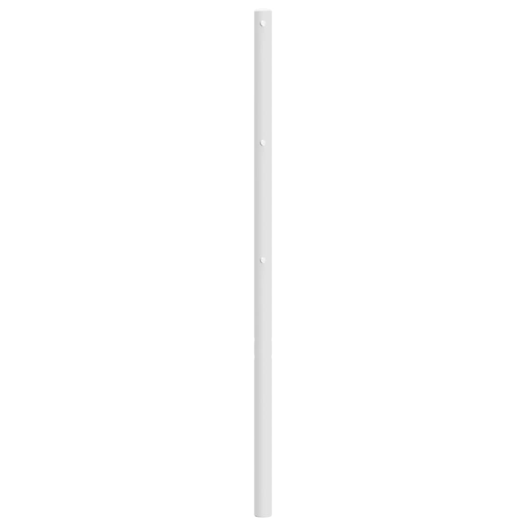 Cabeceira de cama 107 cm metal branco