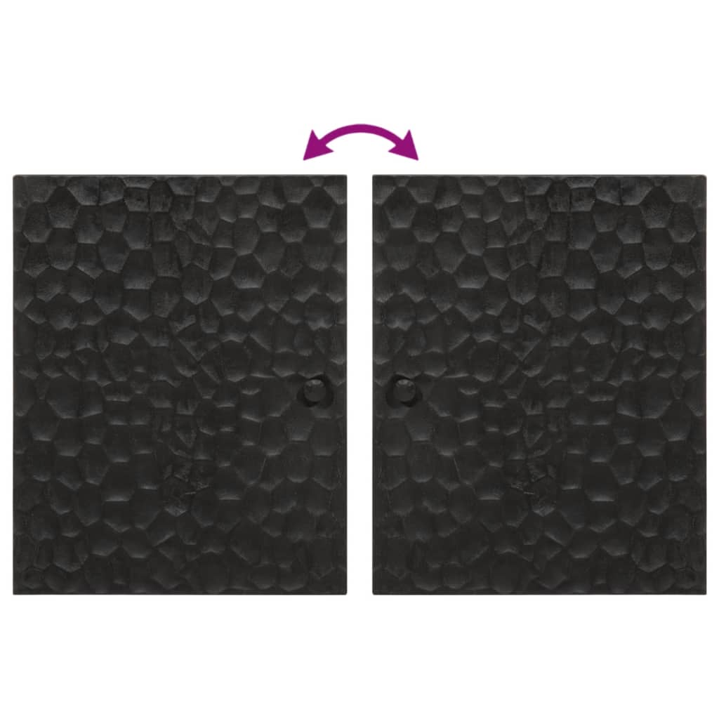 4 pcs conj. móveis de casa de banho madeira de mangueira maciça