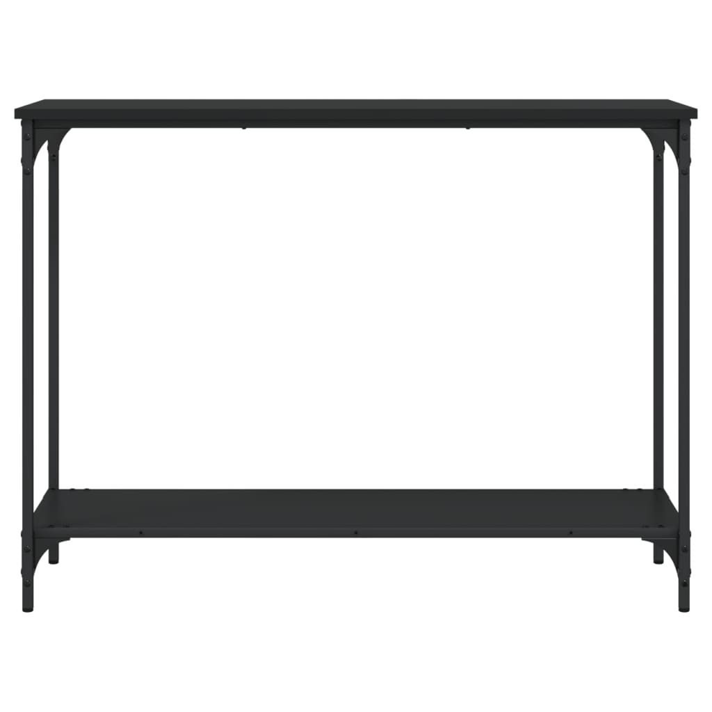 Mesa consola 101x30,5x75 cm derivados de madeira preto