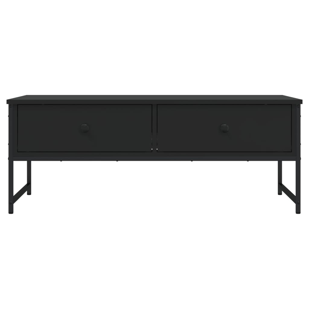 Mesa de centro 101x49x39,5 cm derivados de madeira preto