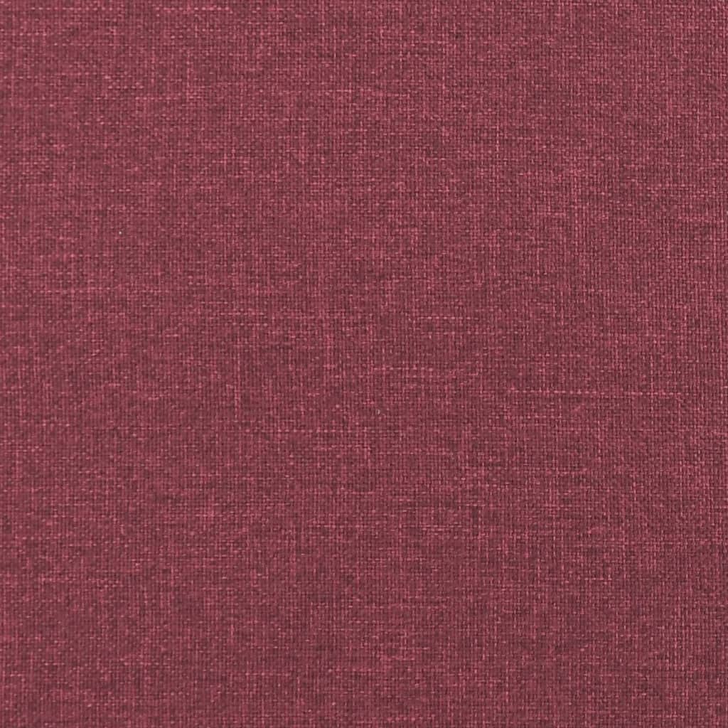 Poltrona de massagens reclinável tecido vermelho tinto