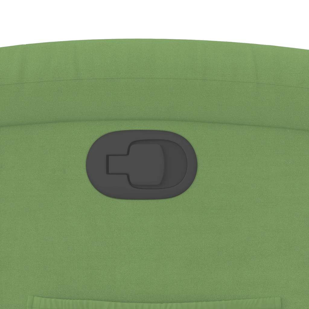 Poltrona reclinável veludo verde-claro