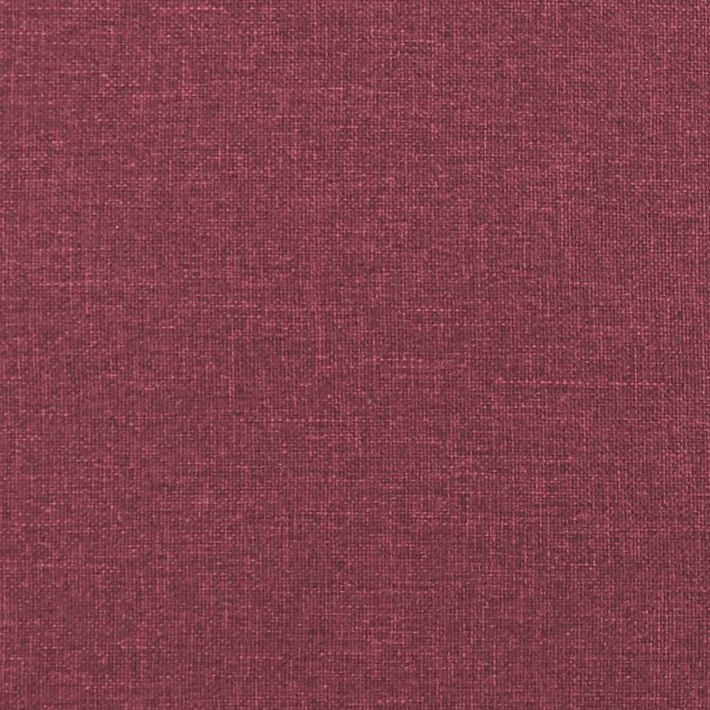 Poltrona de massagens reclinável tecido vermelho tinto