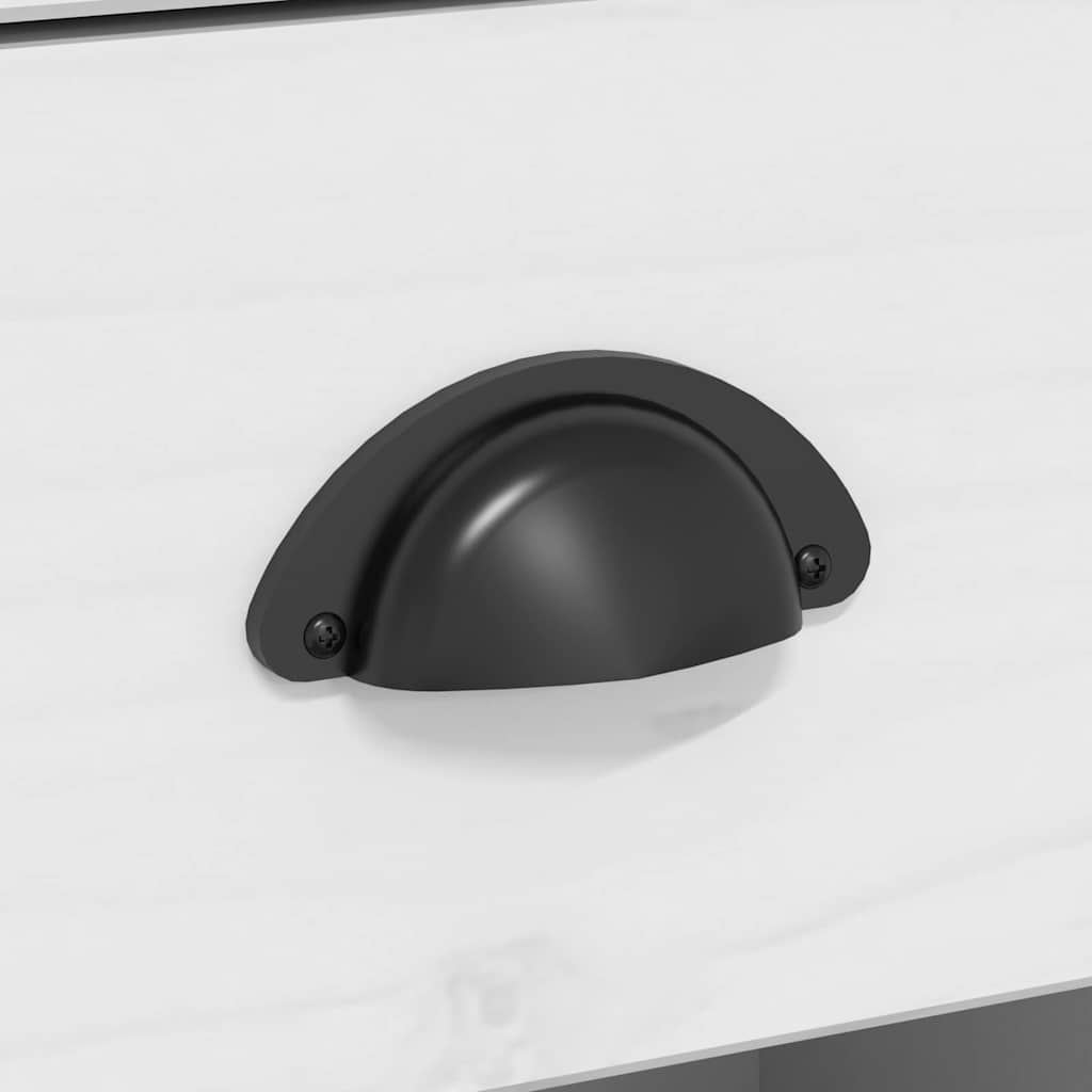 Aparador alto BODO 115,5x43x200,5 pinho maciço branco/castanho