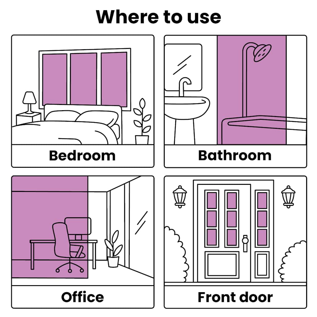 Películas para janela fosco PVC design às riscas
